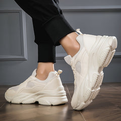 Men's Chunky Lace Up Soft Sole Sneakers