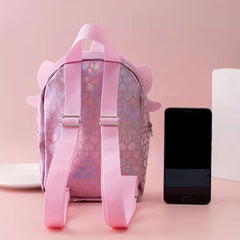 Sweet Unicorn Girls Backpack Silicone Soft Surface Bag Toy Bag