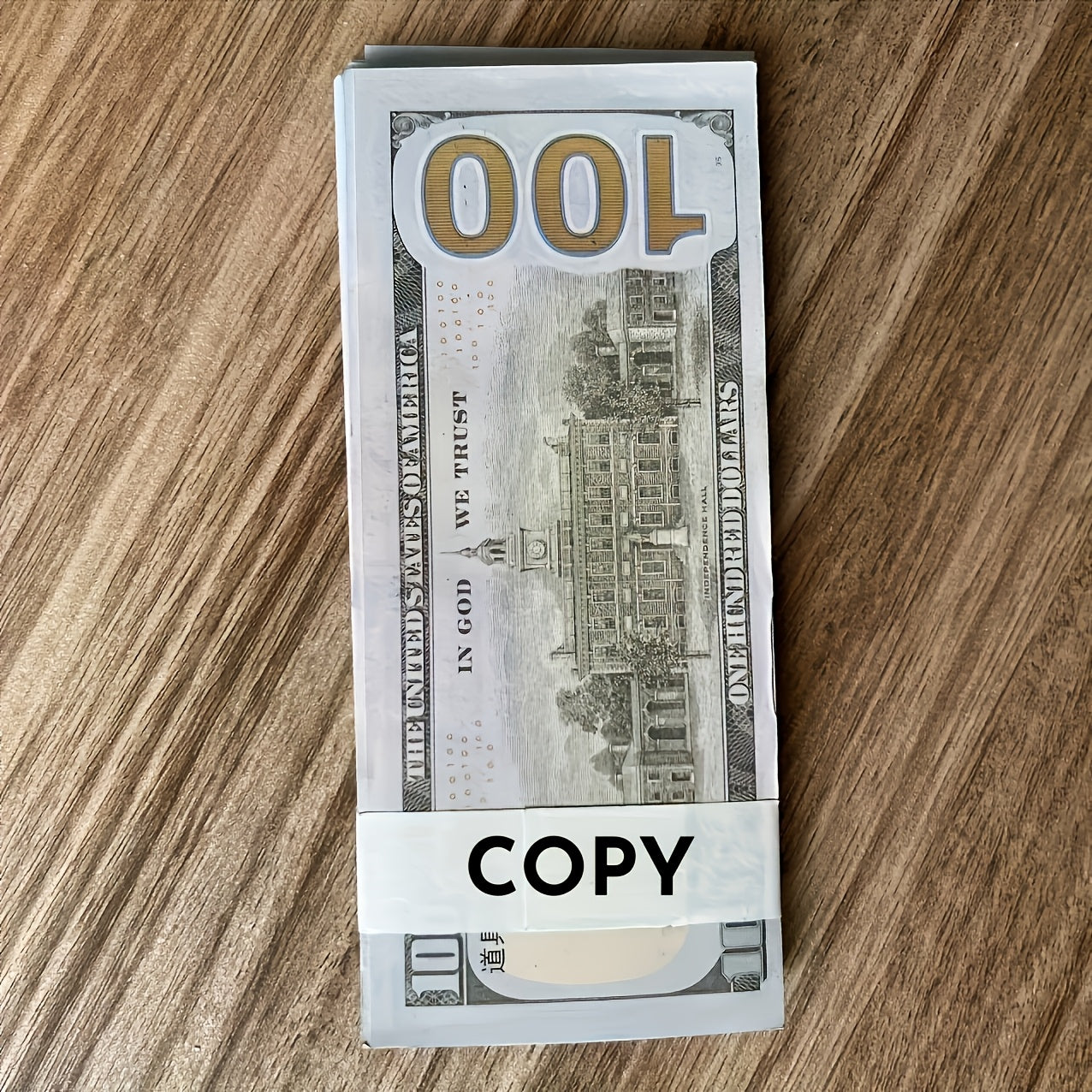 600pcs US 100 Movie Prop Money Bills for Film TV Productions Art Decorations