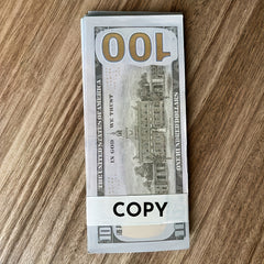 600pcs US 100 Movie Prop Money Bills for Film TV Productions Art Decorations