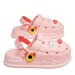 Women's Cartoon Decor Bubble Clogs Lightweight Non Slip Sandals