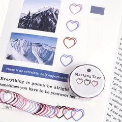 Love Confession Washi Tape Stickers Set - 100pcs