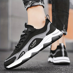 Men's Slip On Sneakers No Tie Outdoor Walking Shoes