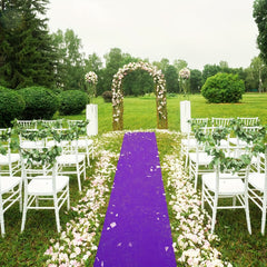 Purple Grass Aisle Carpet 1m Indoor Outdoor Decoration