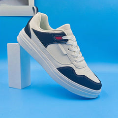 Women's Contrast Skate Shoes Lace Up Low Top Sneakers