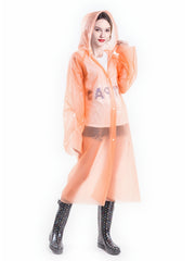 Hooded Rain Ponchos for Adults and Kids - Waterproof Coats