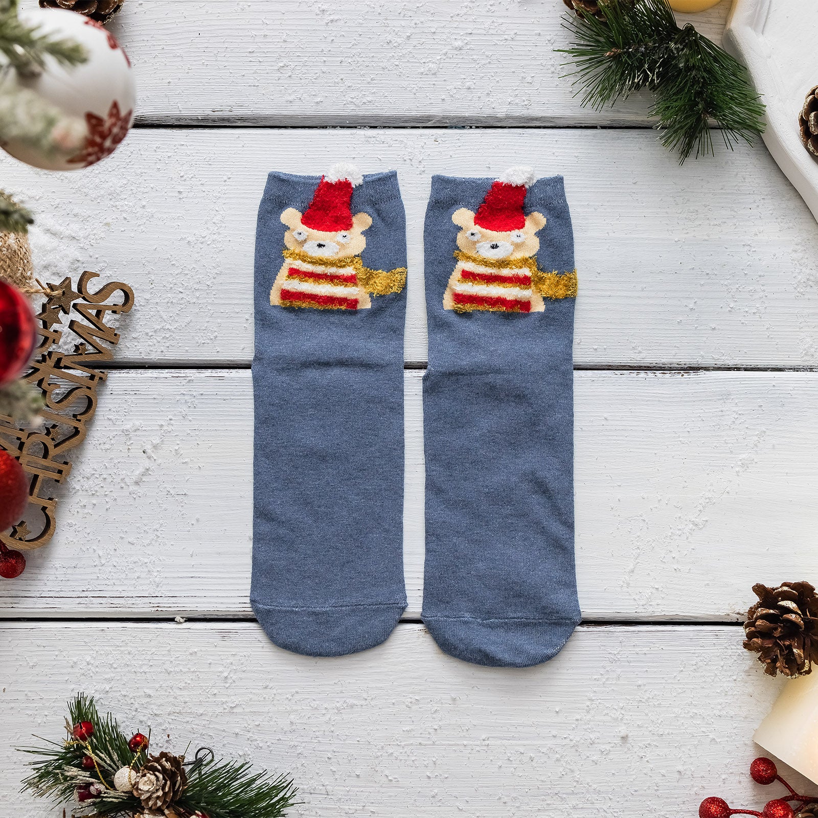 4 Pairs Women's Christmas Funny Socks Set