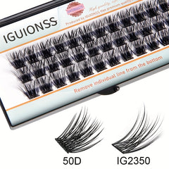 50D Lash Clusters D Curl Natural Eyelash Extensions