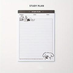 30 Sheets B5 Notepads Thickened Tearable Paper for Learning & Memo