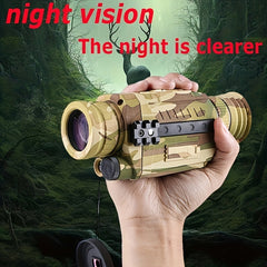 5x Digital Zoom Monocular Night Vision with USB Charging Cable