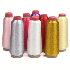 1pc Golden Computer Embroidery Thread Cross Stitch Metal Thread