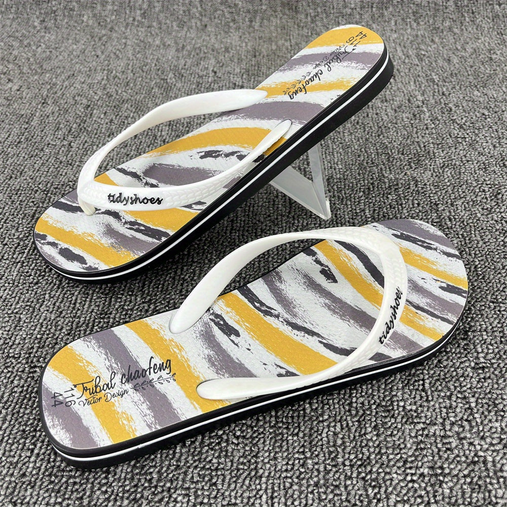Men's Camo Slip On Flip Flops Outdoor Slippers