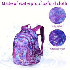 Cartoon Pattern Kids Backpack Lightweight School Bag Boys