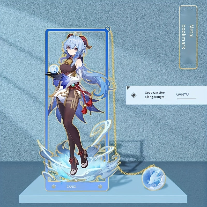 Anime Metal Bookmark Stand 3D Collectible Figurine Novelty