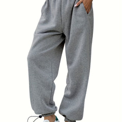 Women's Elastic Waist Athletic Joggers
