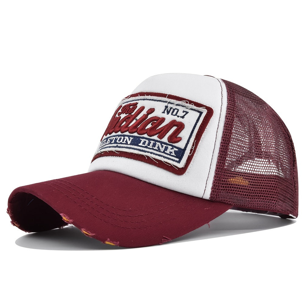 Stay & Stylish Unisex Summer Baseball Cap with Embroidery Mesh