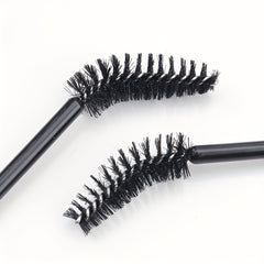 100pcs Short Handle Mascara Brushes Wands for Eyelash Extensions and Mascara Use