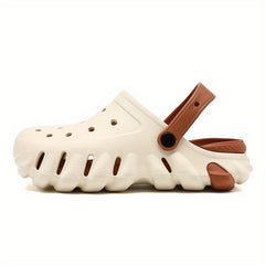 Men's Closed Toe Slip On Clogs Anti-skid Water Beach Garden Shoes