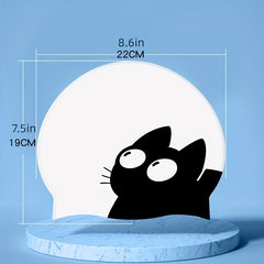 Cat Print Children's Swimming Cap High Elastic Silicone Waterproof