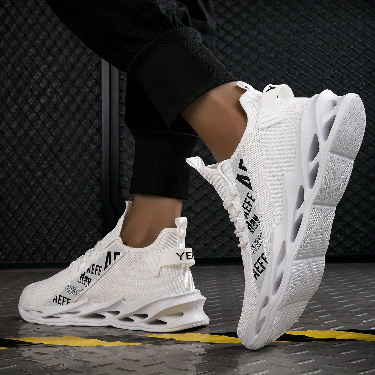 Men's Blade Slip-On Sneakers Breathable Athletic Shoes