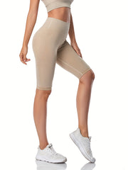 3pcs Seamless Fitness Hip Lifting Yoga Shorts High Waist Workout