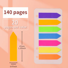 120pcs Colorful Waterproof Index Label Paper Stickers