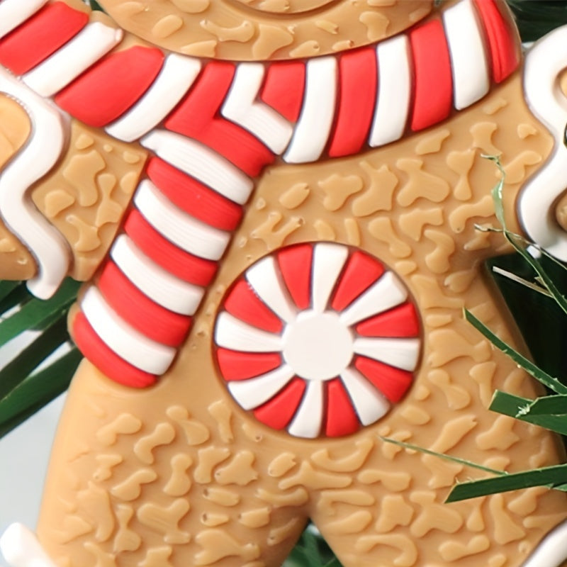 Gingerbread Man Christmas Ornament DIY Scene Pendant Gift