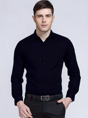 Men's Casual Long Sleeve Shirt with Chest Pocket