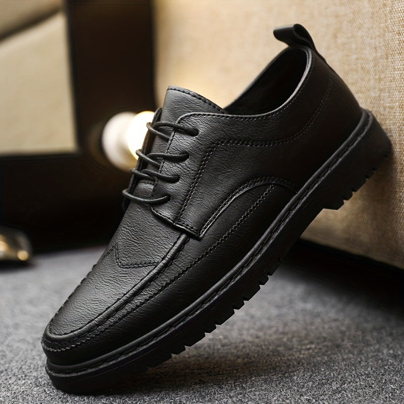 Men's Derby Lace-up Dress Shoes for Office Business Formal Events