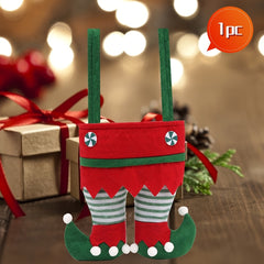 Christmas Decorations Elf Bag Candy Bag Gift Bag for Retail Stores