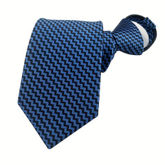 Men's Zipper Tie Lazy Business Wedding Tie