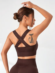 Breathable High Impact Sports Bra Running Fitness Yoga Tank Top