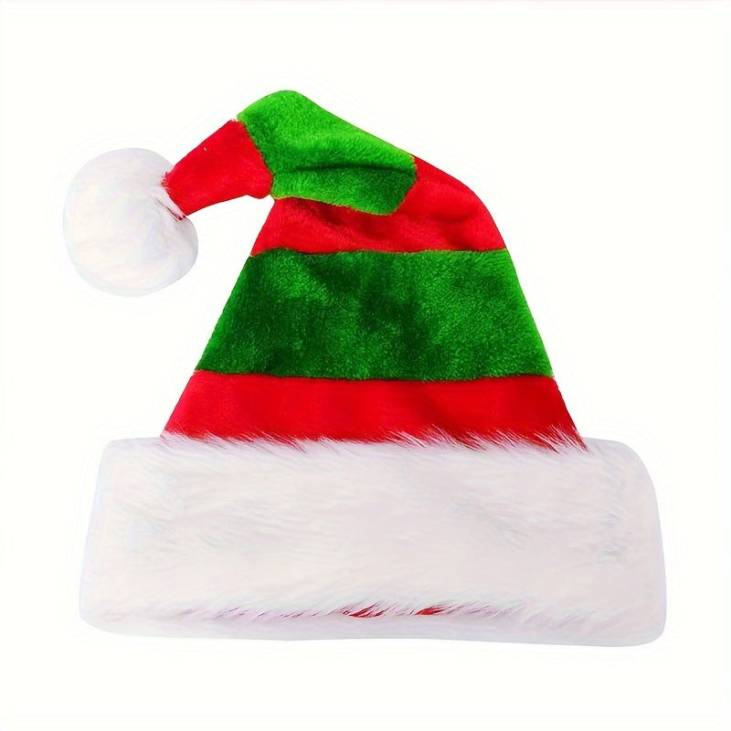 Classic Santa Hat Unisex Adult Christmas Gift Thick Velvet Comfortable