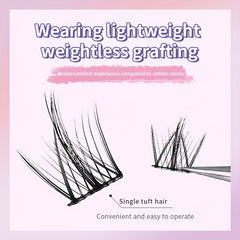 Segmented False Eyelashes for Natural Look