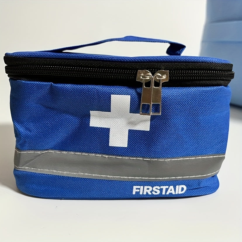 Portable Medicine Lock Box with Letter Graphic Storage
