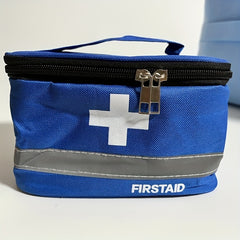 Portable Medicine Lock Box with Letter Graphic Storage