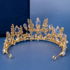 Girl's Crown Flower Headband Crystal Hair Accessories