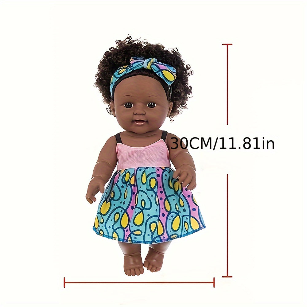 12 Inch Youngsters Doll with Cute Outfit - Durable PVC Material