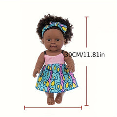 12 Inch Youngsters Doll with Cute Outfit - Durable PVC Material