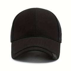 Men's Outdoor Solid Baseball Cap Casual Sunscreen Peaked Hat