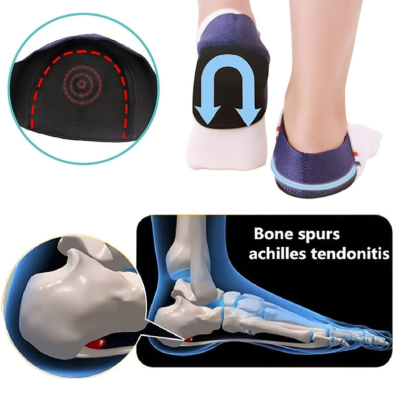 Breathable Heel Socks Gel Protective Cover Thermal Men