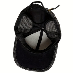 Men's Coldproof Baseball Cap with Ear Flap, Adjustable Outdoor Sports Hat