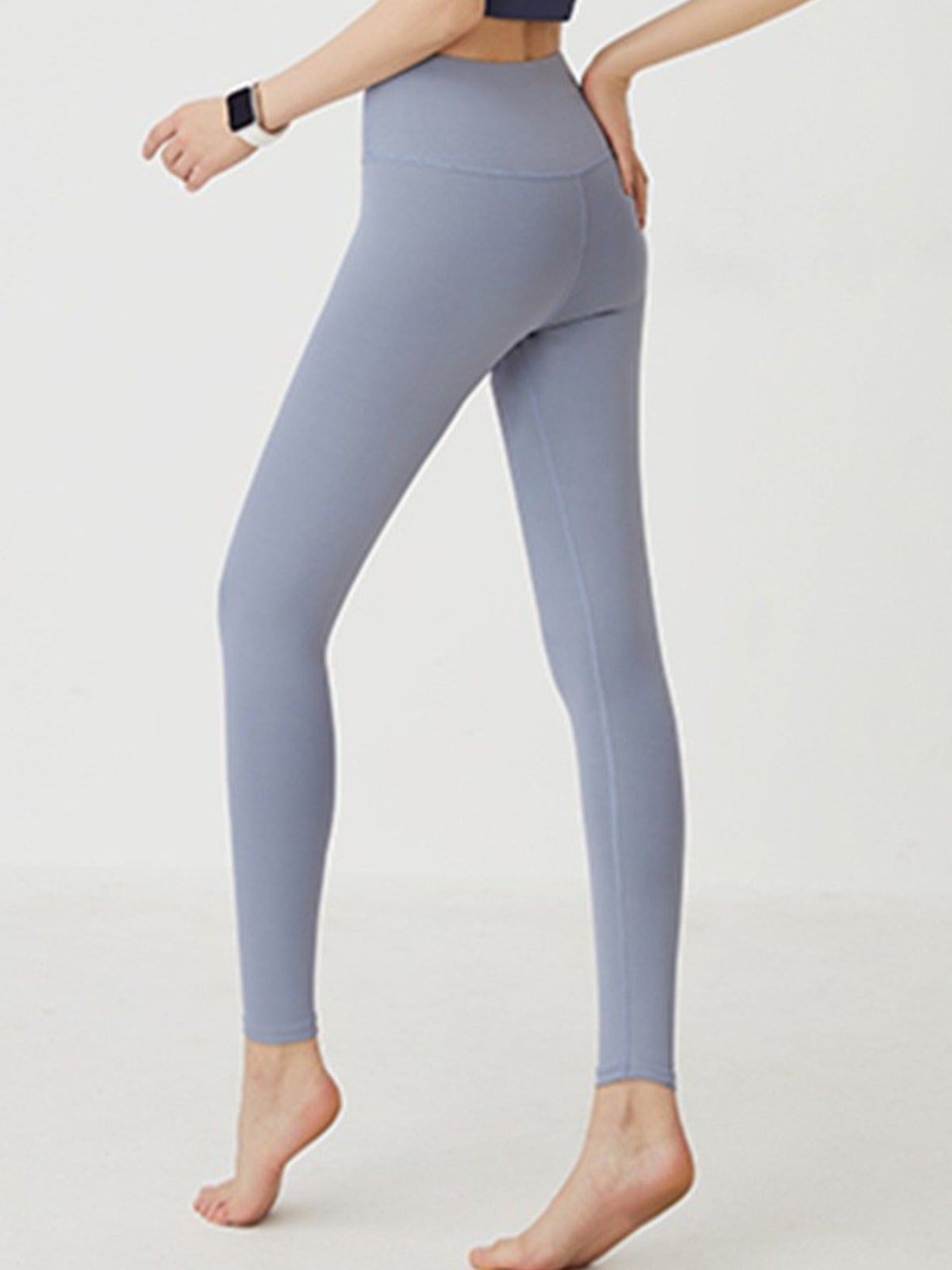 High Waist Yoga Leggings Breathable Moisture Wicking