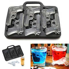 1pc Gun Bullet Ice Cube Maker Tray DIY Bar Accessories 3D Mold Chocolate