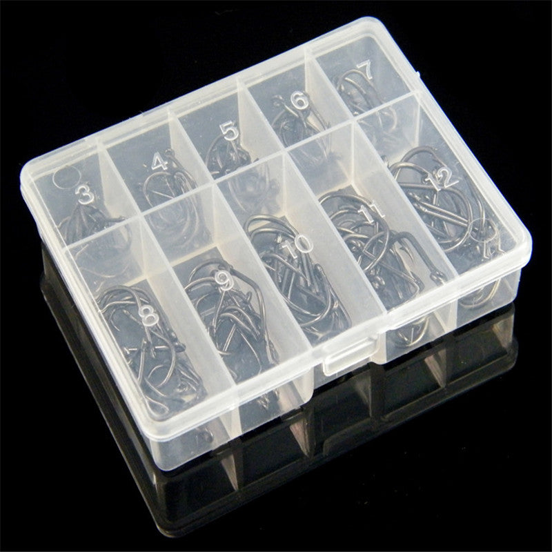 100pcs Fish Hooks Strong and Versatile for Saltwater and Freshwater Fishing