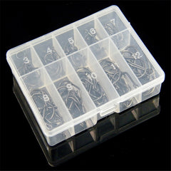 100pcs Fish Hooks Strong and Versatile for Saltwater and Freshwater Fishing