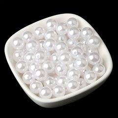 2000pcs Gorgeous & Beige Pearl Beads 6 8 10 12mm DIY Bracelet Necklace Hairpin