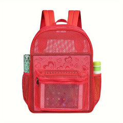 Large Capacity Mesh Backpack for Hiking and Camping