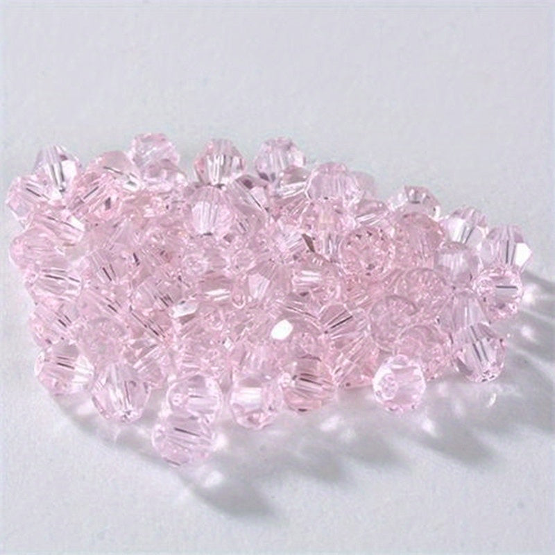 98pcs 6mm Dark Rhombus Crystal Man Glass Beads for DIY Jewelry Making