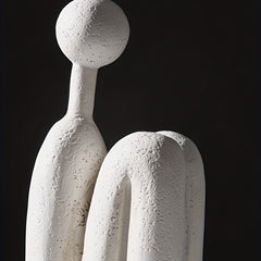 Minimalist Study Bookshelf Abstract Figure Ornaments